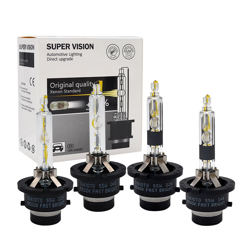 HIDLT Xenon 55 Вт D2S HID лампа 5500 к Быстрая яркая 35 D4S D2R D4R светильник для автомобиля