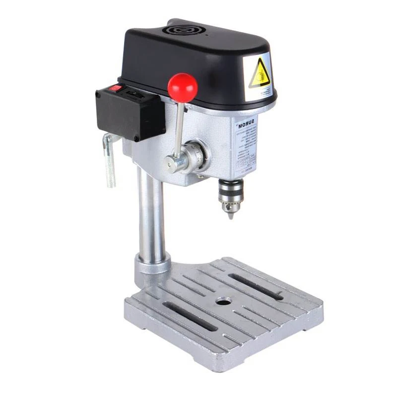 

Electric Micro Drilling Machine 220V Industrial Grade Multi Function Cutting Saw Table Desktop Electric Drill Chuck 0.6-6.5mm