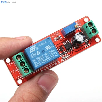 

high quality DC 12V Delay relay shield NE555 Timer Switch Adjustable Module 0~10S