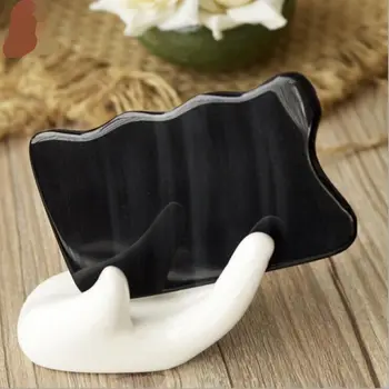 

Gua Sha Massage Tool Smooth Buffalo Horn SPA Scraping Body Foot Back Face Massager Beauty guasha Board
