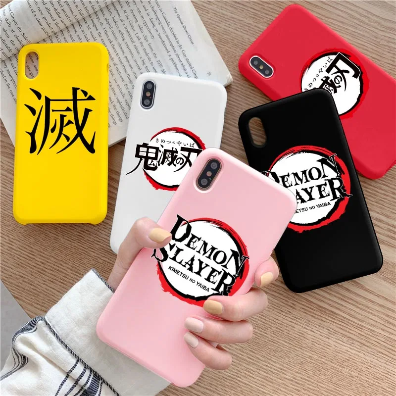 Чехол для телефона Kamado Nezuko Kimetsu no Yaiba Demon Slayer для iPhone 6 7 8 Plus X XS 11 Pro MAX XR Japan Anime