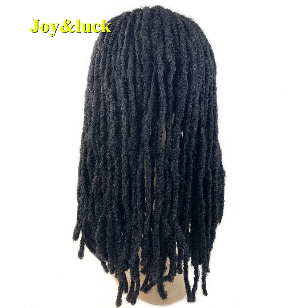 Synthetic Wig synthetic wig Long Dreadlocks Wig For Men Straight Crochet Hair Braiding Middle Part Hair Wigs Daily