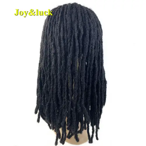 Long Dreadlocks Wig For Men Synthetic Black Dreadlock Straight Crochet Hair Braiding  Middle Part Hair Wigs Daily  Wig - Image 3