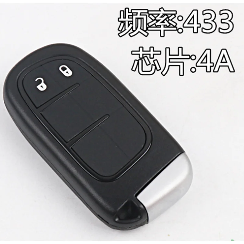 DAKATU запасной дистанционный смарт ключ-брелок 433MHz для Chrysler Dodge charger Journey Challenger Durango Smart key 433mhz 4A CHIP