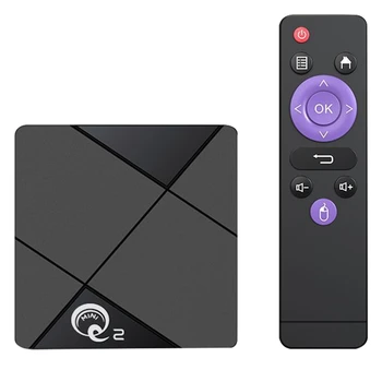 

MiniQ2 2.4G + 5GWiFi 4K HD TV Box RK3318 4G / 64G Android 9.0 Network Set-Top Box Network Player