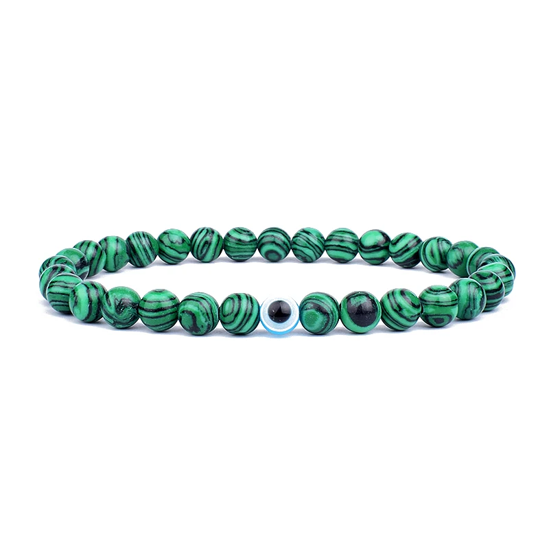 Obsidian Hematite Beads Bracelet Men Nature Stone Evil Eye Bracelet Women Fashion Jewelry Buddha Health Balance Yoga Bangle beaded bracelet stone bead bracelet natural stone bracelet