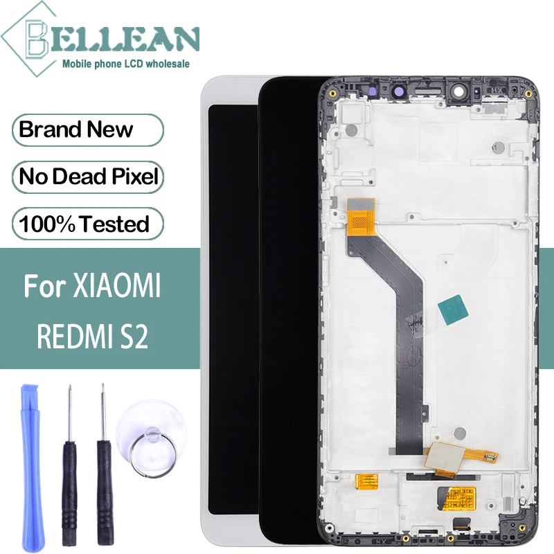 Продажа Dinamico для Xiaomi Redmi S2 ЖК дисплей, сенсорная панель, стеклянный экран, дигитайзер, сборка Y2 font b Lcd b font S2, глобальная версия, дисплей с рамкой