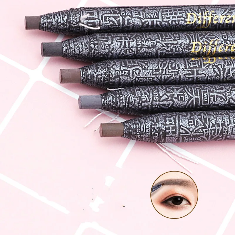 Pull Eyebrow Pencil Makeup Artist Studio Floor Tattoo Eyebrow Pencil Color Waterproof Not Smudge Makeup Pen