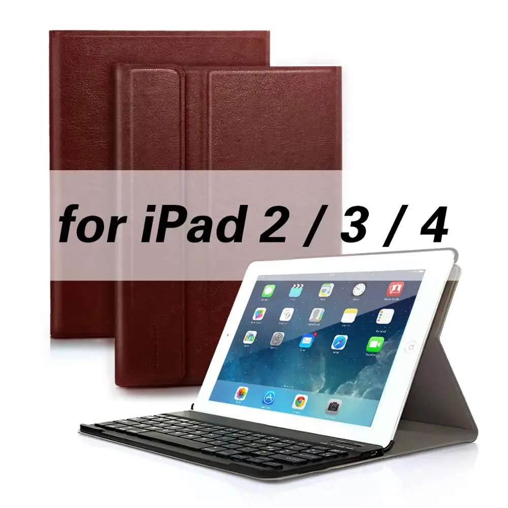 iPad 2 3 4 Smart Keyboard Чехол для iPad 9,7 для iPad 2/3/4, iPad Air 2 iPad Pro 9," Bluetooth клавиатура чехол с подставкой Чехол - Цвет: iPad 2 3 4