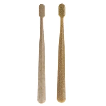 2 шт зеленый чай нано углеродная бамбуковая зубная щетка Ультра-тонкая 0,01 мм Мягкая глубокая чистка R3MF