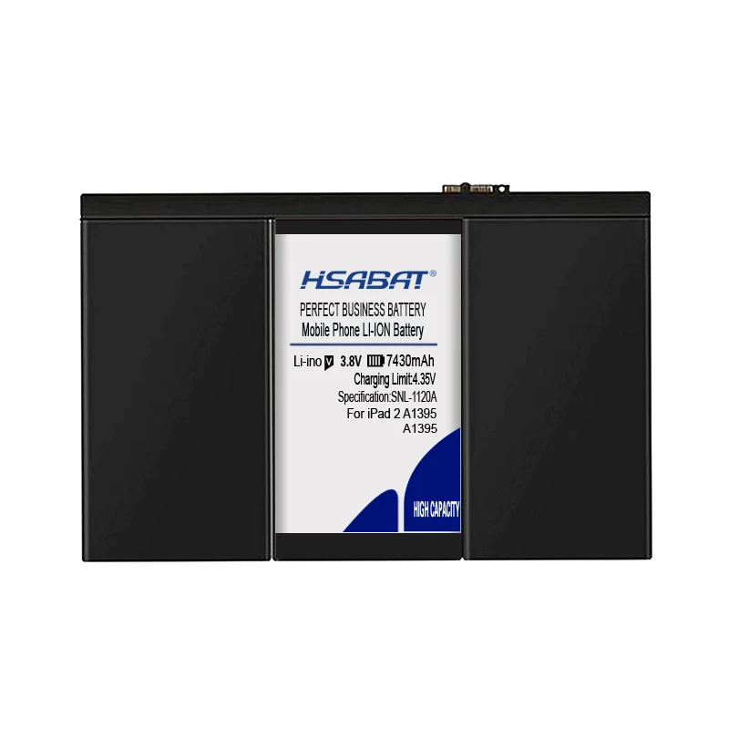 HSABAT 0 цикла 7430 мА/ч, A1395 Батарея-цифровой преобразователь для iPad 2 A1395 A1396 A1397 A1376 A1316 высокое качество мобильного телефона запасной аккумулятор