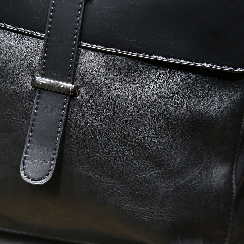 Мужской рюкзак из искусственной кожи деловой для ноутбука|leather backpack for laptop|leather