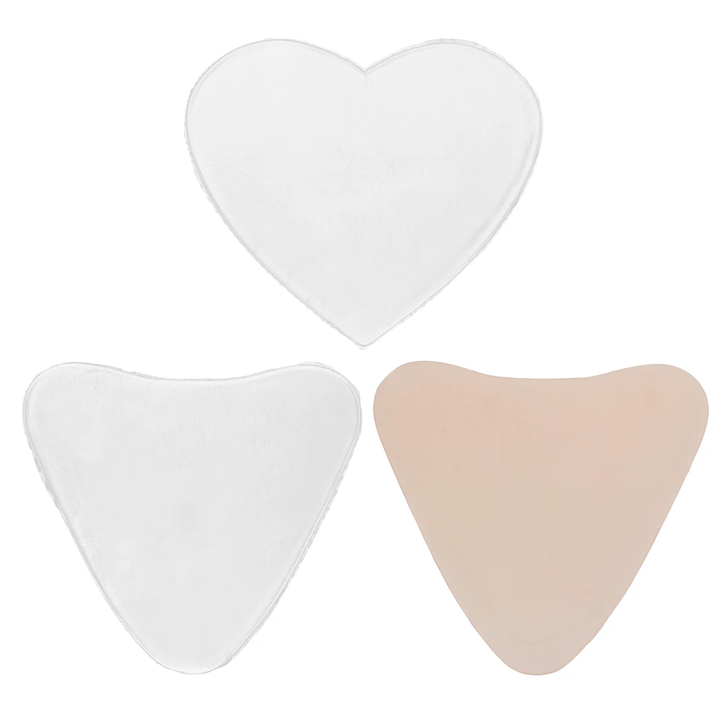 

5pcs Neck Anti Wrinkles Pads 3 Styles Anti-Wrinkle Chest Silicone Reusable Pads Triangular Transparent for Face Skin Supplies