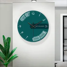Simple pure color art clock Art Wall Clock Home fashion wall clock decor Silent Quartz Clock African Christmas Gift Family