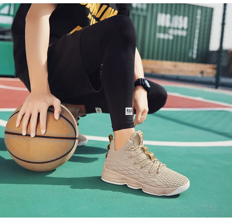Мужские баскетбольные кроссовки для мальчиков 11 Lebron 15 Kyrie 5, дышащие кроссовки Uptempo, Zapatos Baloncesto Hombre, большой размер 46