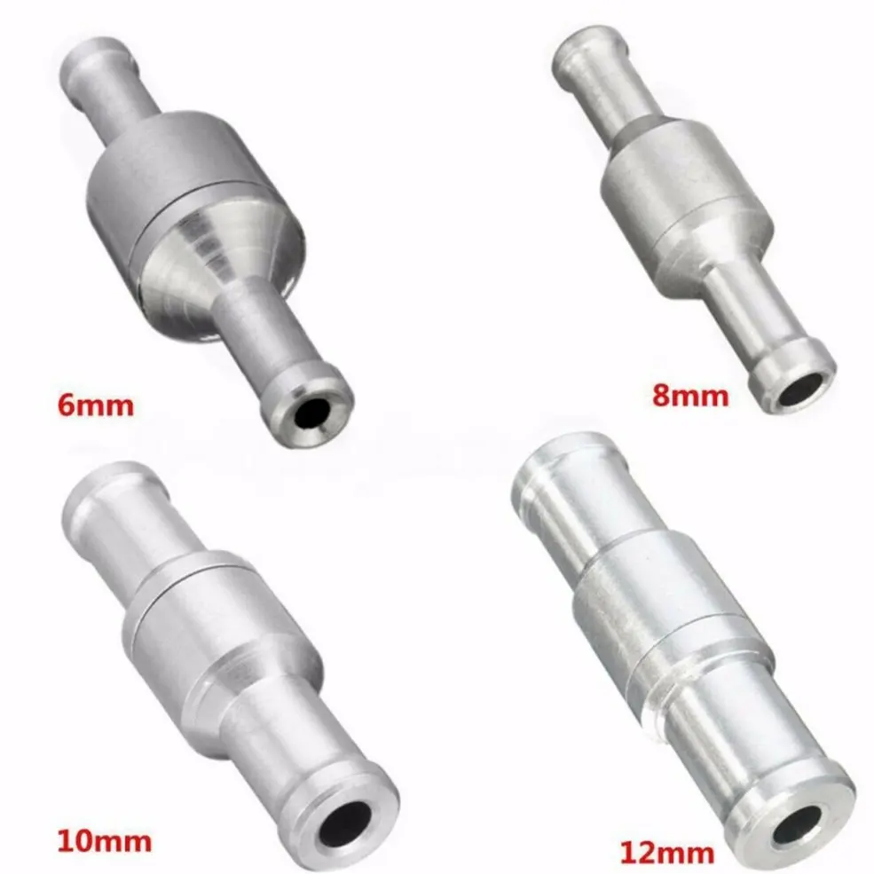 1 шт. SI-AT11152 6 мм высокопрочный односторонний встроенный односторонний обратный клапан топливо/вода/газ/воздух/Вакуумный алюминий