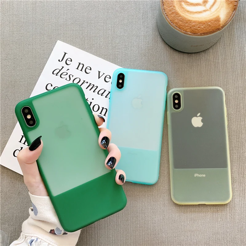 

ins hit color Silicone Case for iphone XS Max XR XS Matte Liquid soft silicone case For iphone 8 7 7plus protective case