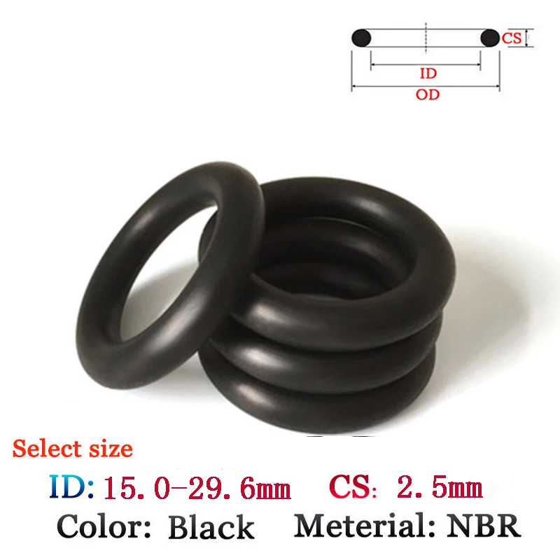 CS 2 50 мм ID16mm-29.6mm может занять от 10 до 30 шт. уплотнительное кольцо из фторированной