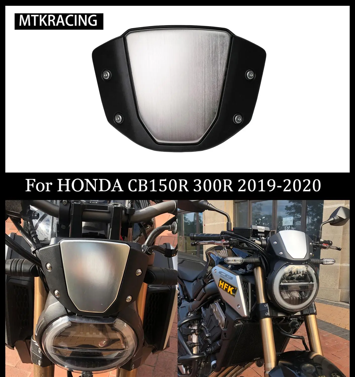 Mtkracing For Cb300r Cb150r Cb 300r 150r Cb300 Cb150 R 19 Motorcycle Windshield Front Windscreen Visor Wind Deflector Covers Ornamental Mouldings Aliexpress