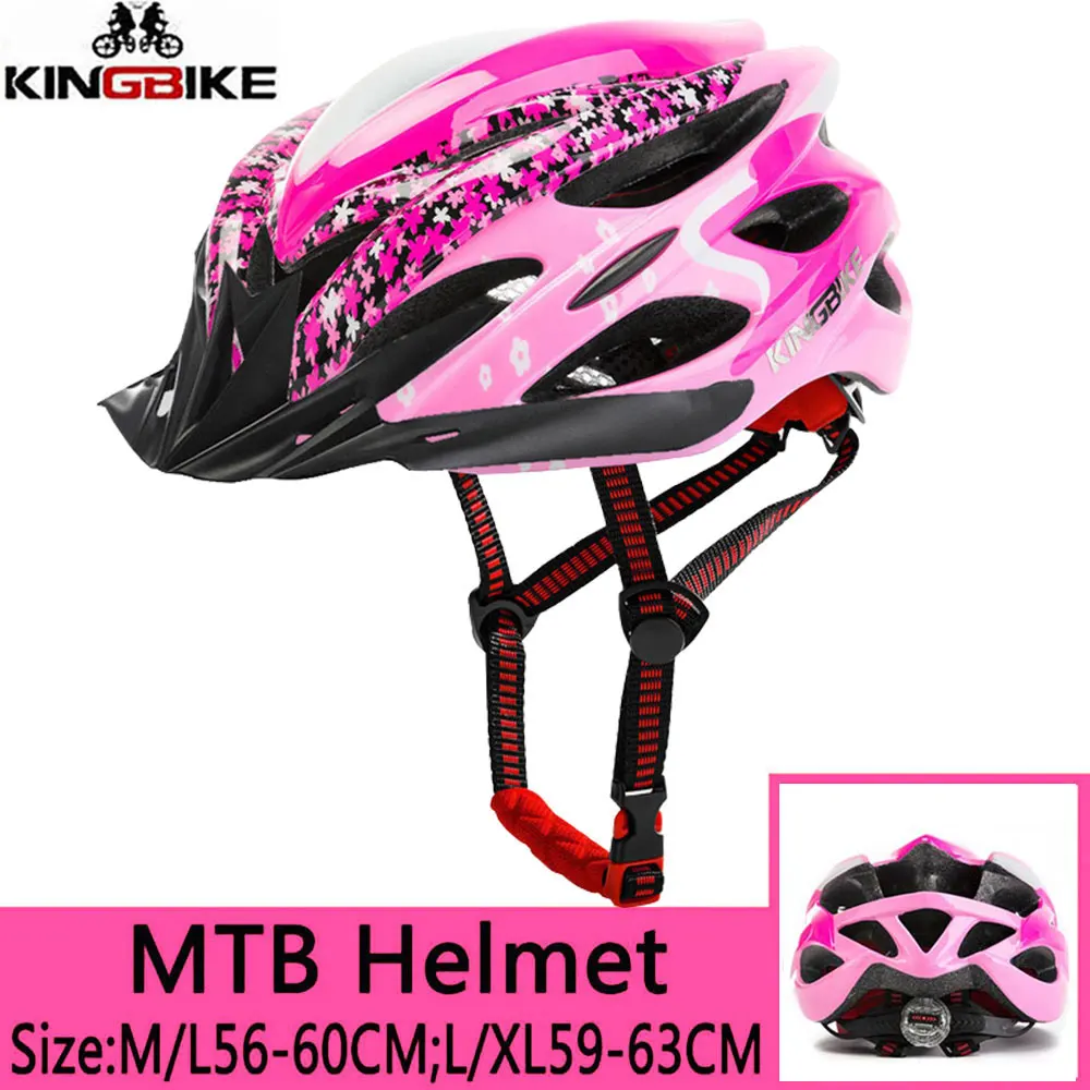 656-Pink KINGBIKE шлем велосипедный взрослыйвелосипедный шлем для мужчин pro вело шлем шлем для велосипедавело шлем - Цвет: 656-Pink