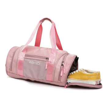 

Fitness Travel Handbags Nylon Outdoor Sports Bags For Women Men Separate Space Shoes Bags Fitness Yoga Travel Luggage Shoulder