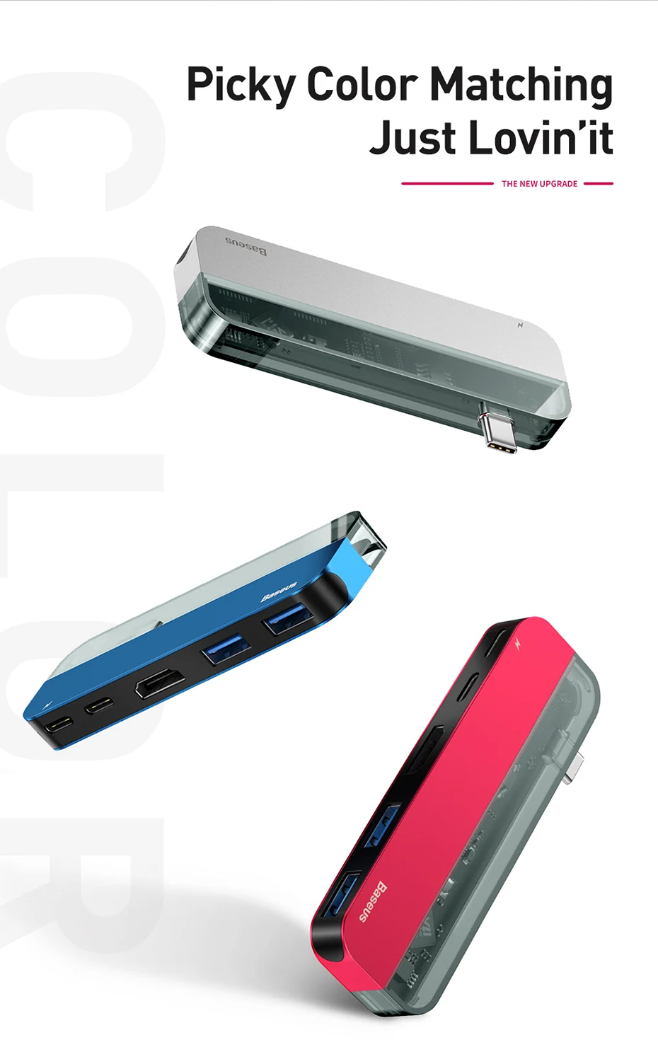 BASUES USB C HDMI кабель Тип C к HDMI концентратор адаптер USB-C HDMI конвертер тип-c Thunderbolt 3 док-станция для MacBook huawei mate 30 Pro