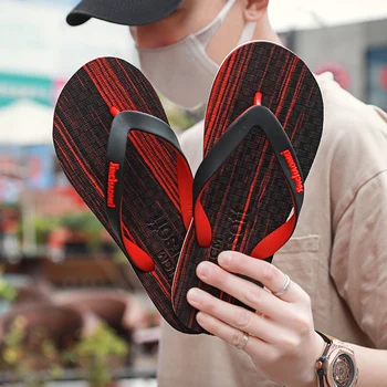 

Summer New Men's Flip Flop High Quality Fashion Comfortable Man Slippers Light Outdoor Casual Beach Shoes Zapatos Hombre Popular