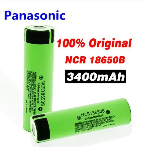 Аккумулятор Panasonic 18650 3400mah 3,7 V ncr18650b Аккумуляторная батарея фонарик специальная батарея