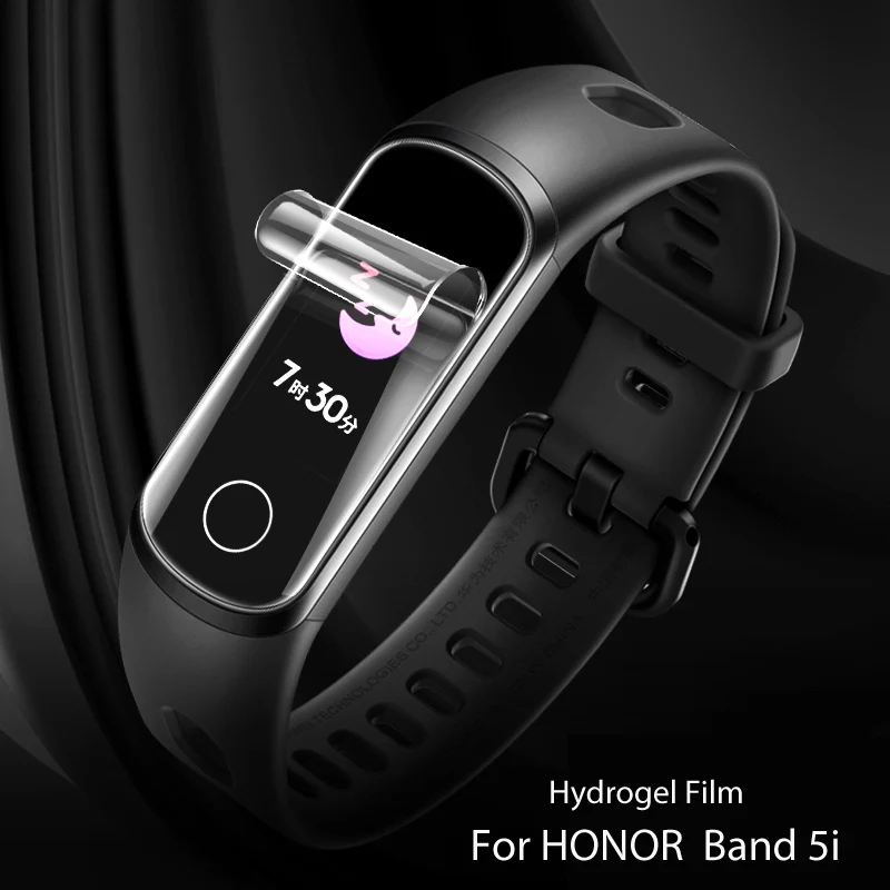 HONOR Band 5i Защитные пленки для honor Band 5/band 5i band 4/honor 4, Гидрогелевая пленка для бега, пленка против царапин для huawei band 3 4 pro/3e 4e - Цвет: HONOR Band 5i