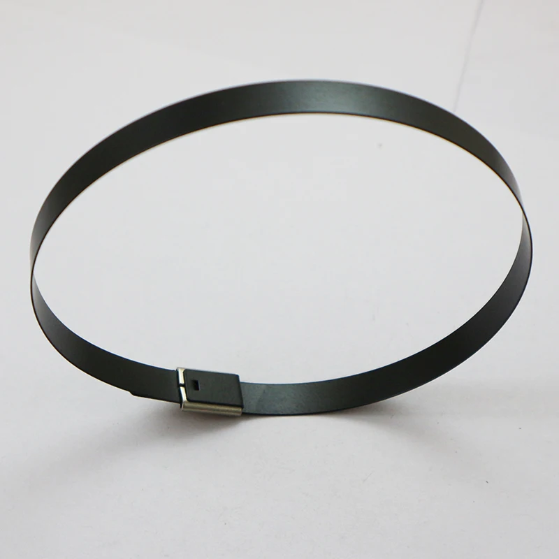 25pcs 4.6x100/150/200/260/300/350/400 to 700mm Stainless Steel Cable Ties Locking Metal Zip-Exhaust Wrap Coated Multi-Purpose cable ties cable tie