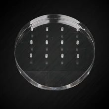 12 отверстий прозрачный держатель сверла для ногтей выставочный стенд дисплей контейнер для нейл-арта ящик для хранения, маникюр инструмент для ногтей