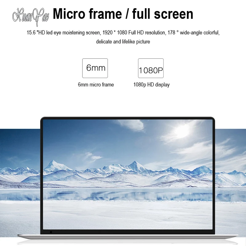 XUANYAO Laptops 15.6 inch Large Screen PC Computer