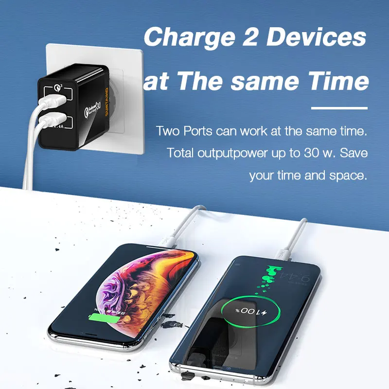 Suntaiho 30 Вт USB зарядное устройство для iPhone 11 Pro быстрое настенное зарядное устройство ЕС адаптер для samsung Note 10 Xiaomi huawei зарядное устройство для мобильного телефона