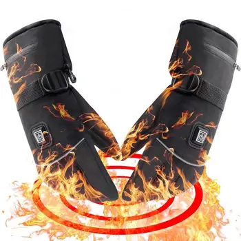 

Men Women Winter Electric Heating Warm Cycling Skiing Sport Full Finger Gloves