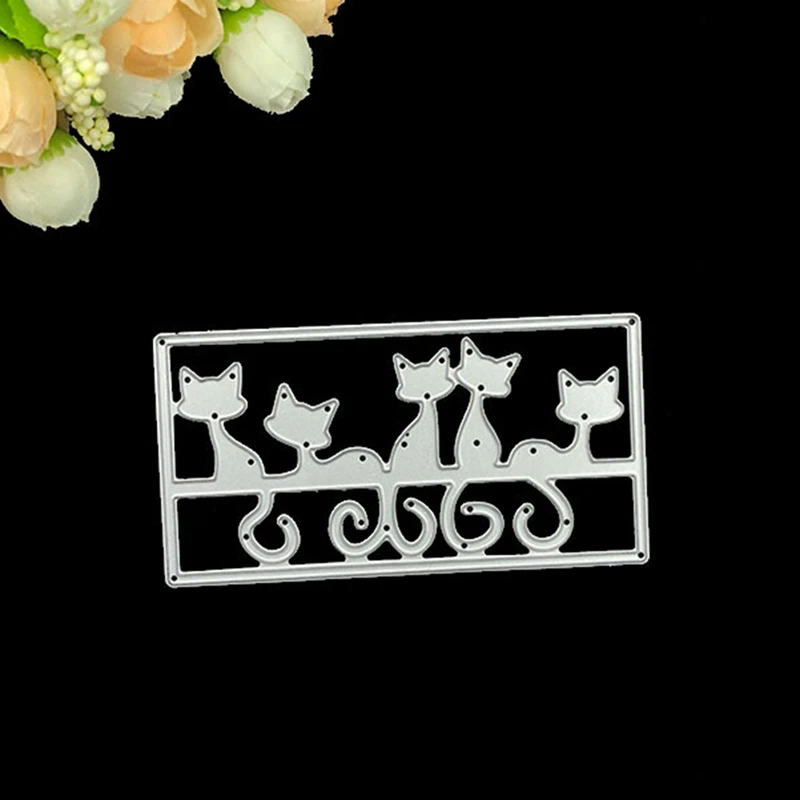 Металлические Вырубные штампы срезанные Коты крючок для заднего вида на