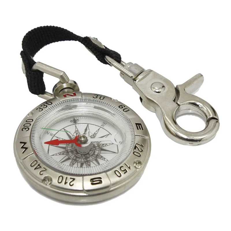 

Hiking Camping Compass Portable Hanging Ring Type Outdoor Compass Handheld Key Chain Survival Compass For Backpack Mini Compass