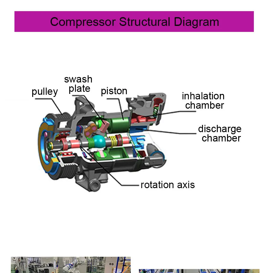 HS18 A/C AC ompressor для hyundai Santa Fe 2.7L 2001-2006 97701-38171 9770138171 9770126300 97701-26300 9760426000 9760426001