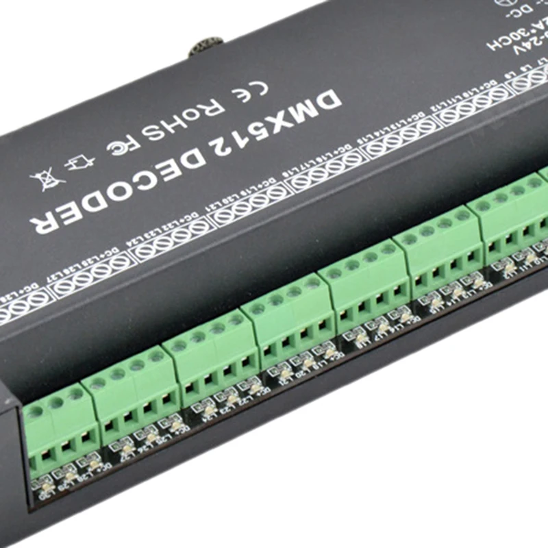 30CH RGB DMX 512 декодер светодиодный контроллер DMX512 30 каналов X 2A светильник DC9 24V 60A Dmx
