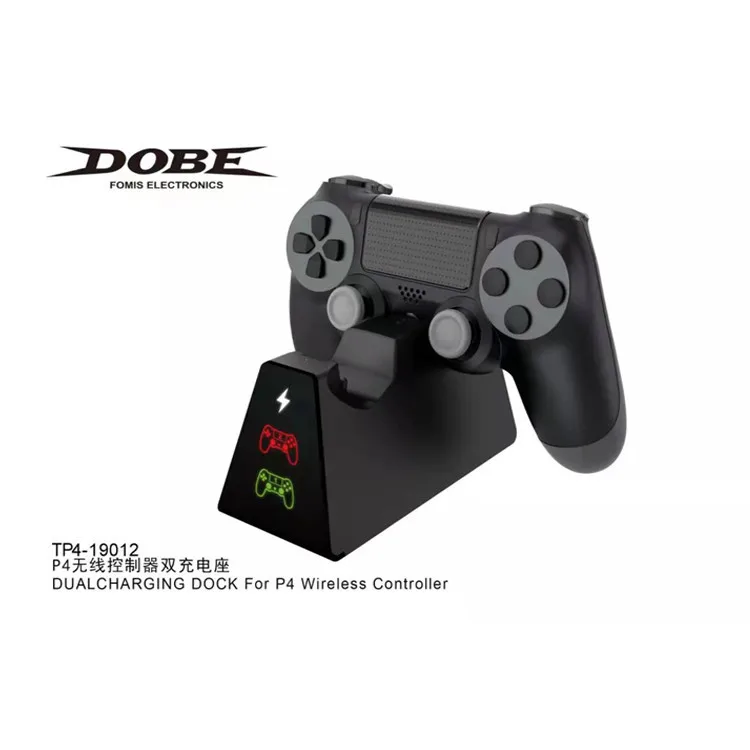 PS4 контроллер Зарядное устройство, Ps4 контроллер зарядки док-станция светодиодный светильник показатели дно светильник PS4/PS4 тонкий/PS4 Pro управления