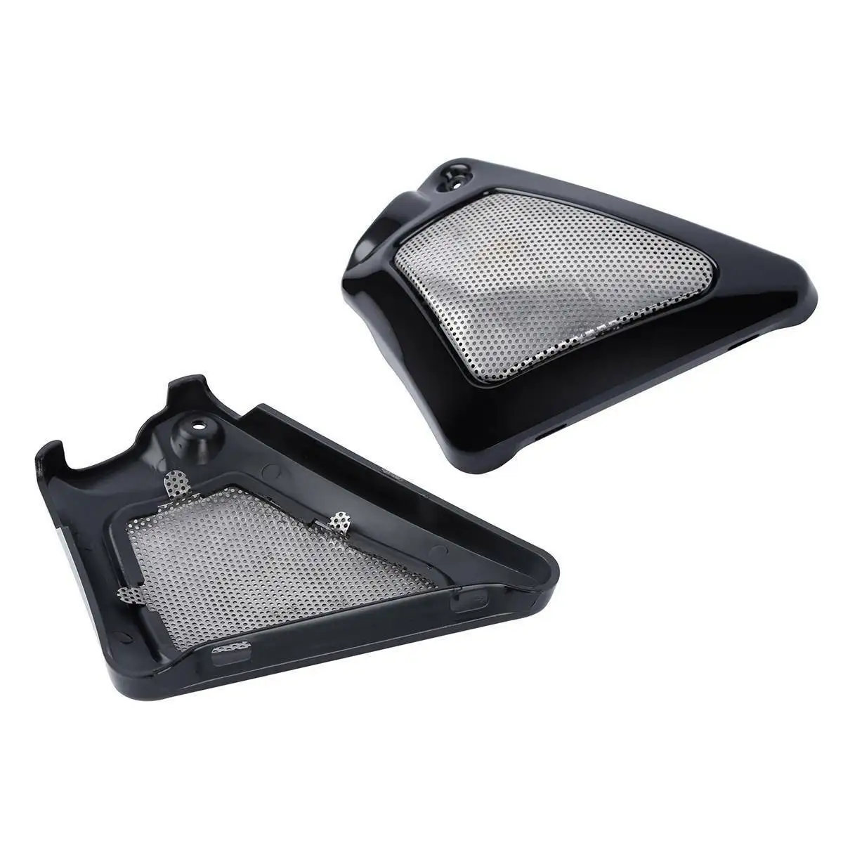 Мотоцикл черный/хром Airbox рамка шеи Боковые Крышки для Harley V-Rod VRSCAW винт VRSCF
