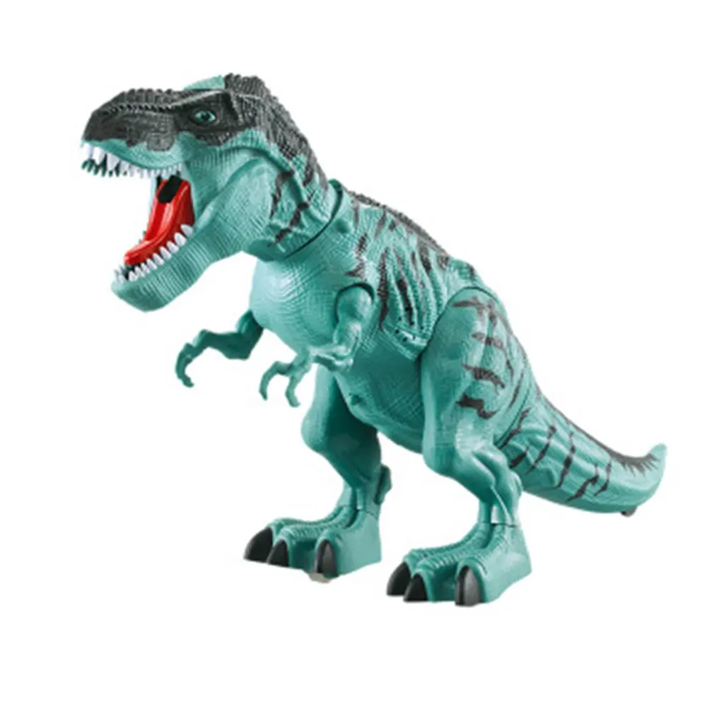 Электрический спрей Lay Egg Tyrannosaurus движущиеся ходячие яйца Укладка динозавра игрушка звуковой светильник имитация животного модель детских игрушек - Цвет: blue
