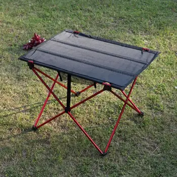 

Portable Foldable Table Camping Outdoor Furniture Computer Bed Tables Picnic Aluminium Alloy Travelling Camping Folding Desk