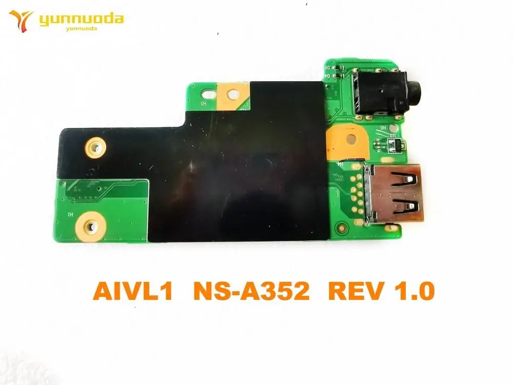 

Оригинальная плата для аудиоразъема USB для Lenovo Thinkpad L450 AIVL1 NS-A352 REV 1,0, протестирована, хорошая Бесплатная доставка