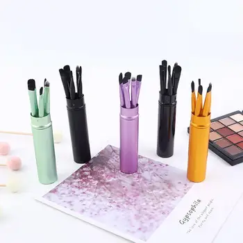

5 Professional Eyeshadow Brush Makeup Brushes Portable Brush Set Eyeshadow Makeup Eye Eyeliner Eyebrow Lip Smudger Brushes Z3Y5