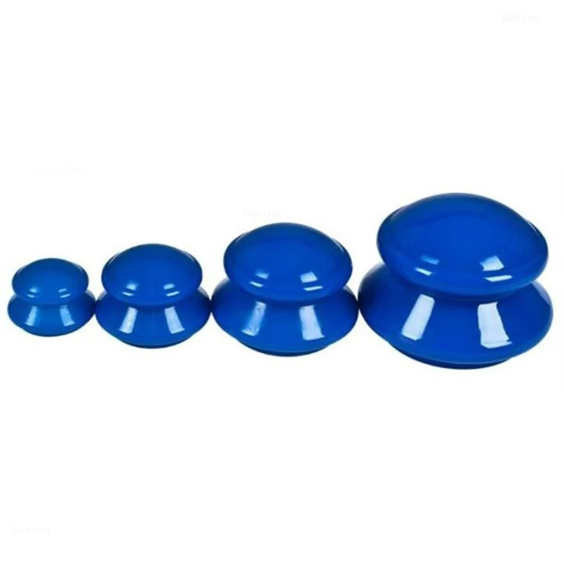 Health Care Small Body Hijama Anti Cellulite Vacuum Rubber Massager Cupping Cups Chinese Healthy Therapy Massages 4pcs 1set