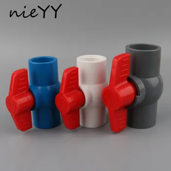 

Inside Dia 40Mm To 40Mm PVC Ball Valve 1-1/4'' To 1-1/4'' Ball Valve Two Way Slip Ends Water Shut Off Flow Controller Valve