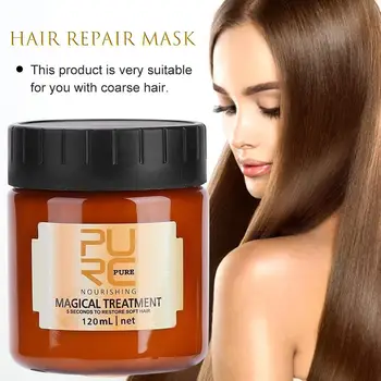 

120ml Magical Treatment Hair Mask Nutrition Infusing Masque 5 Seconds Repairs Hair Damage Restore Soft Hair