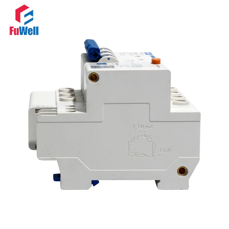 DZ47LE-32 3P Short Circuit Protection Circuit Breaker Residual Current Operated Circuit Breakers Integral Overcurrent Protection