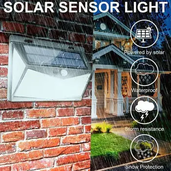 

Outdoor 208 LED Solar Light PIR Motion Sensor Lighting 3 Lighting Modes Waterproof 270° Wide Angle Solar Power Light Solar Lamp