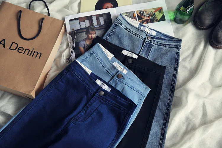 Джинсы aajeans в европейском и американском стиле, обтягивающие, эластичные, с высокой талией, женские ковбойские леггинсы, женские